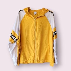 PINK Victoria's Secret Yellow Hooded Jacket